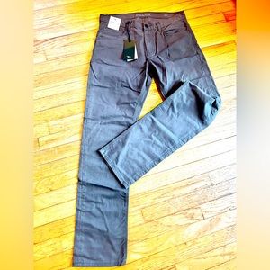 RODD & GUNN Nelson Straight Jean-34L-Vintage Wash Nutmeg